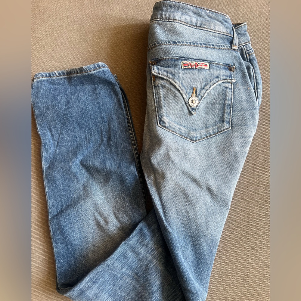 Hudson Skinny Distressed Jeans
